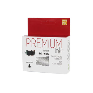 Compatible CANON BCI-6 (4705A003) Black Inkjet Cartridge Premium Quality - Cartouches Certifiées