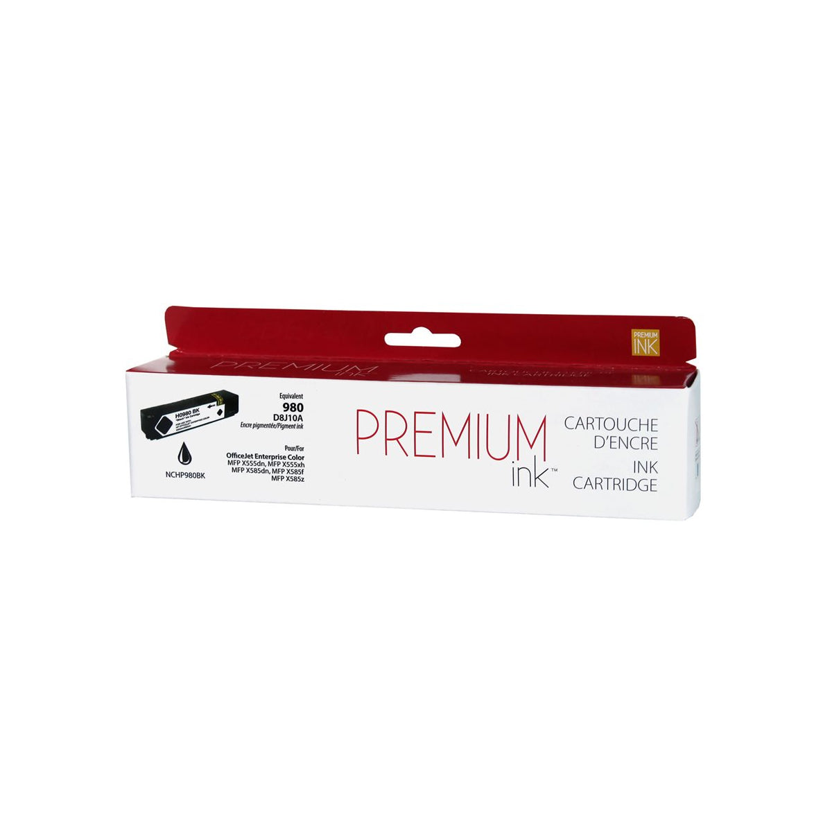 Compatible HP 980 (D8J10A) Black Inkjet Cartridge Premium Quality - Cartouches Certifiées