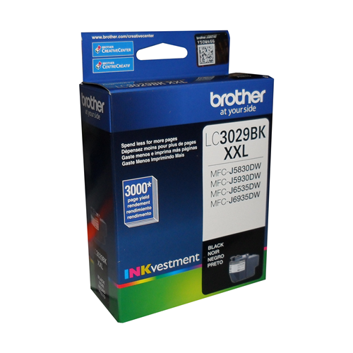 BROTHER LC3029BK Black Original Inkjet Cartridge - Cartouches Certifiées