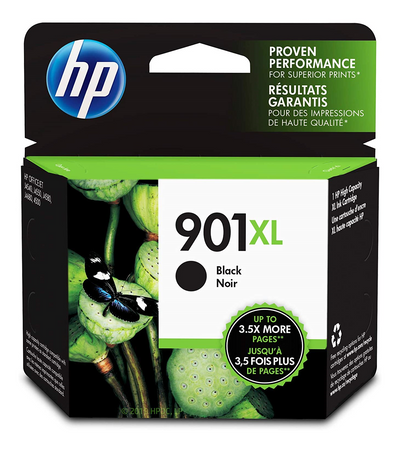 HP 901XL (CC654AN) Black Original Inkjet Cartridge - Cartouches Certifiées