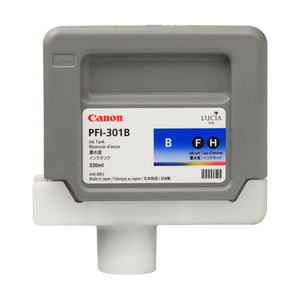 CANON PFI-301 (1494B001AA) Blue Original Inkjet Cartridge - Cartouches Certifiées