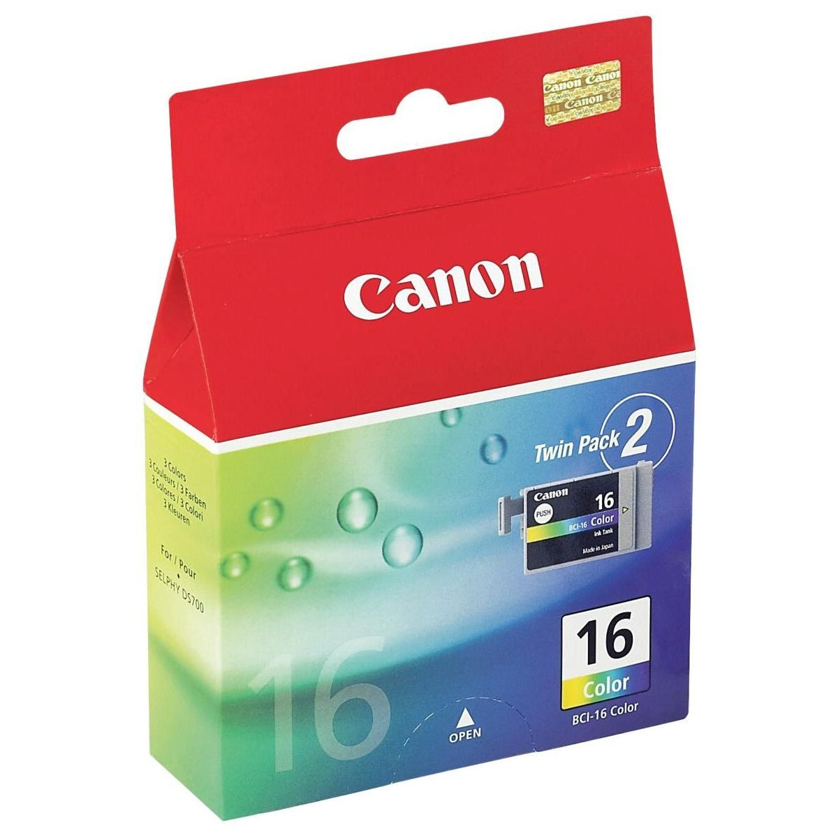 CANON BCI-16 (9818A003) Color Original Inkjet Cartridge - Cartouches Certifiées