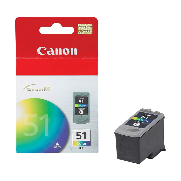 CANON CL-51 (0618B002) Color Original Inkjet Cartridge - Cartouches Certifiées