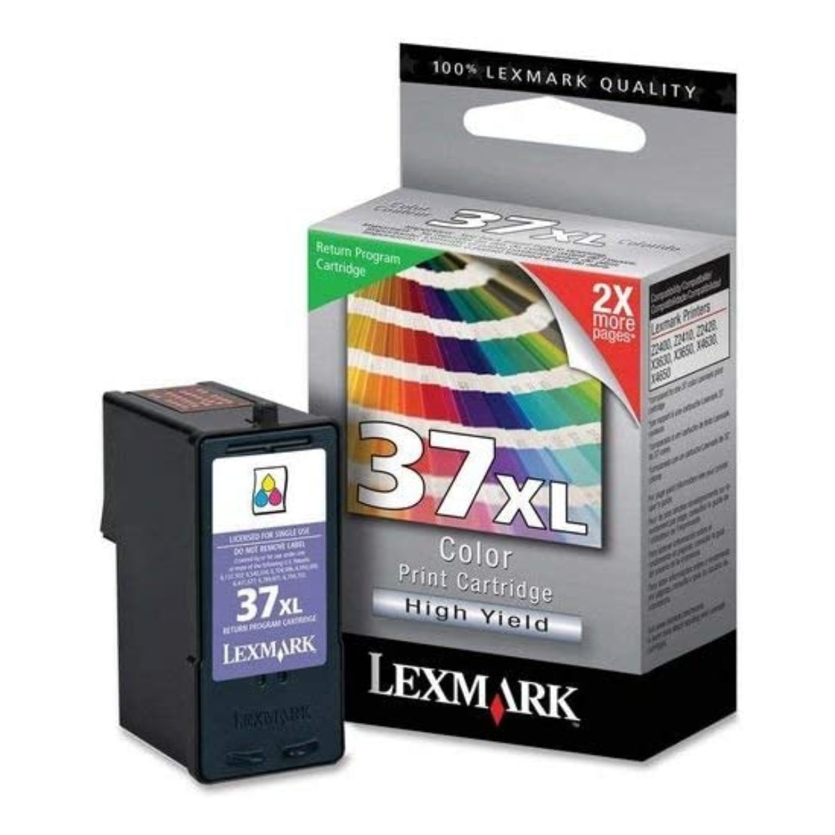LEXMARK 37XLa Color Original Inkjet Cartridge - Cartouches Certifiées