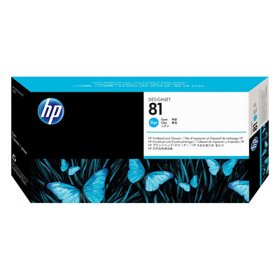 HP 81 - 680ml (C4931A) Cyan Original Inkjet Cartridge - Cartouches Certifiées