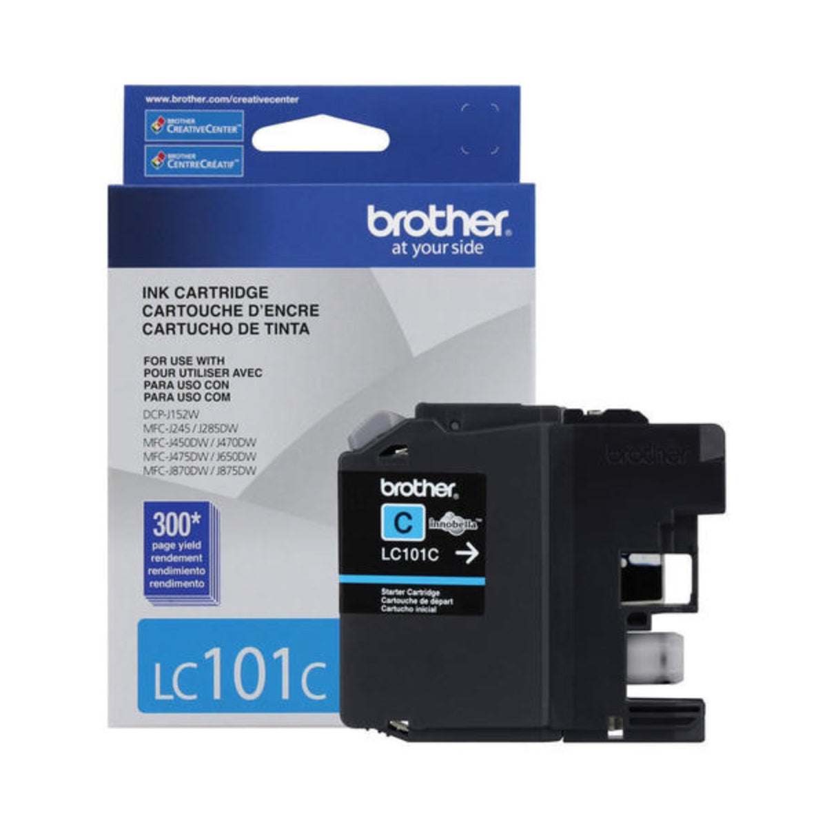 BROTHER LC101C Cyan Original Inkjet Cartridge - Cartouches Certifiées