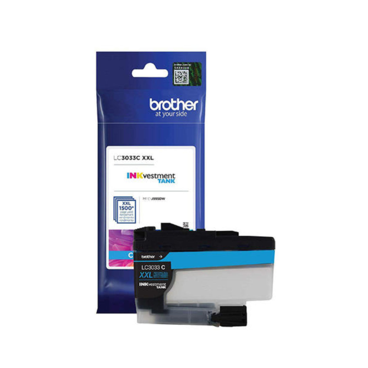 BROTHER LC3033C Cyan Original Inkjet Cartridge - Cartouches Certifiées