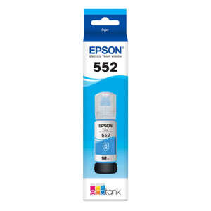 EPSON T552 (T552220-S) Cyan Original Inkjet Cartridge - Cartouches Certifiées