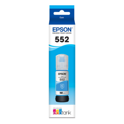 EPSON T552 (T552220-S) Cyan Original Inkjet Cartridge - Cartouches Certifiées