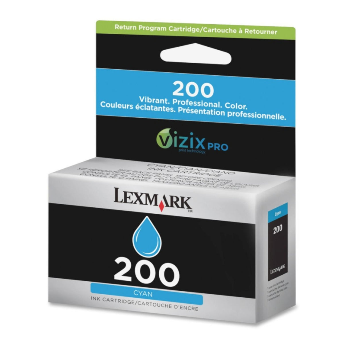 LEXMARK 200 Cyan Original Inkjet Cartridge - Cartouches Certifiées