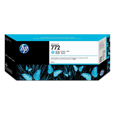HP 772 - 300ml (CN632A) Light Cyan Original Inkjet Cartridge - Cartouches Certifiées