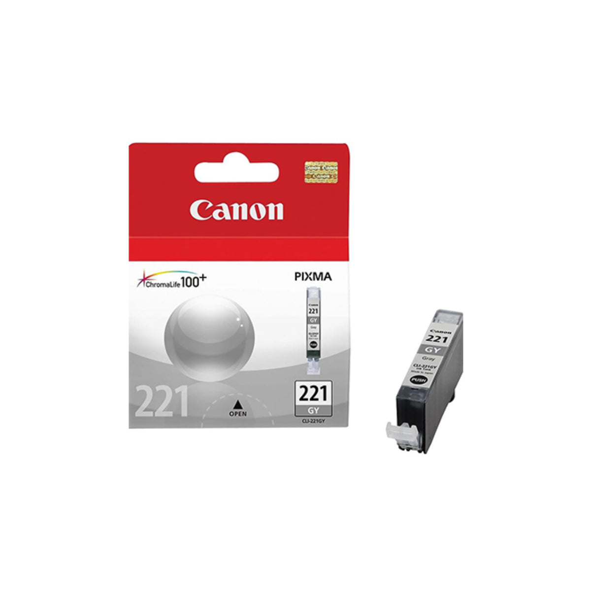 CANON CLI-221 (2950B001) Gray Original Inkjet Cartridge - Cartouches Certifiées