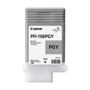 CANON PFI-106 130ml (6631B001AA) Photo Gray Original Inkjet Cartridge - Cartouches Certifiées