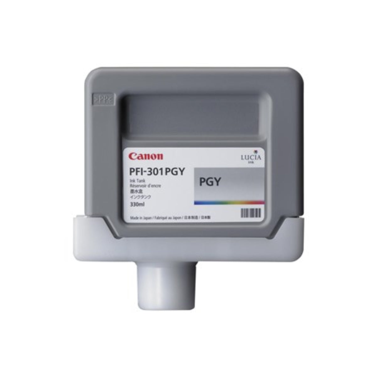 CANON PFI-301 (1496B001AA) Gray Photo Original Inkjet Cartridge - Cartouches Certifiées