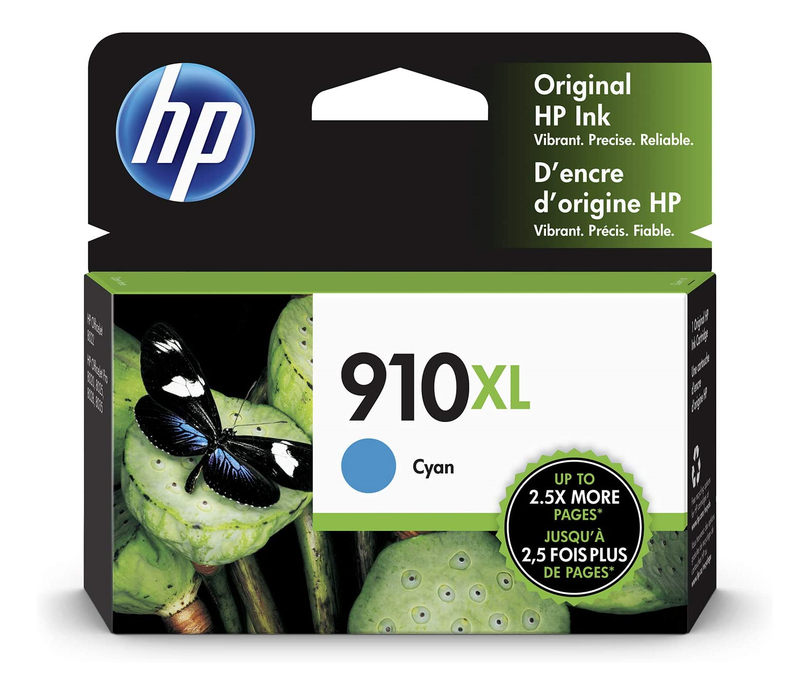 HP 910XL (3YL62AN) Cyan Original Inkjet Cartridge - Cartouches Certifiées