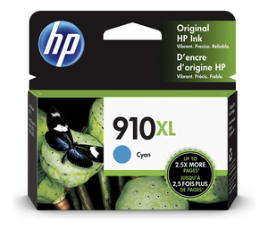 HP 910XL (3YL62AN) Cyan Original Inkjet Cartridge - Cartouches Certifiées