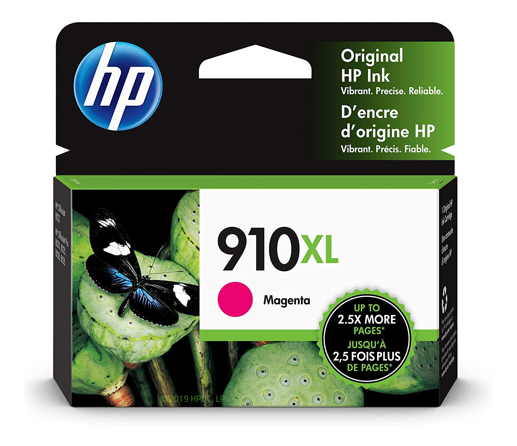 HP 910XL (3YL63AN) Magenta Original Inkjet Cartridge - Cartouches Certifiées