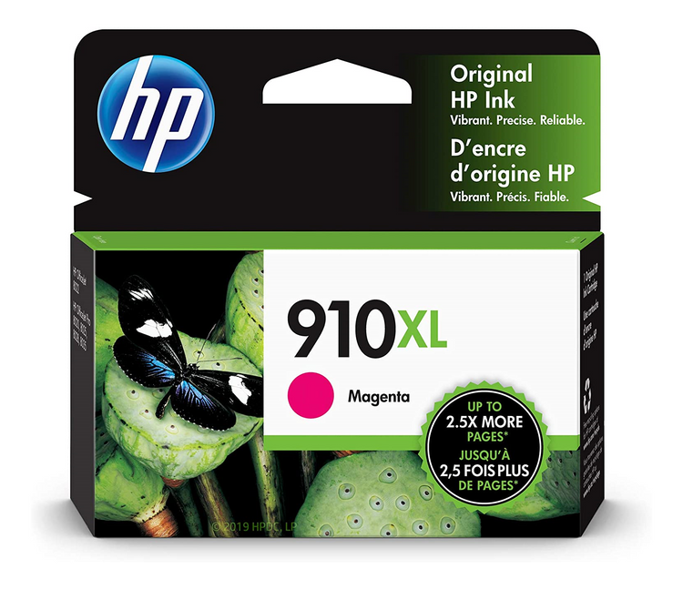 HP 910XL (3YL63AN) Magenta Original Inkjet Cartridge - Cartouches Certifiées