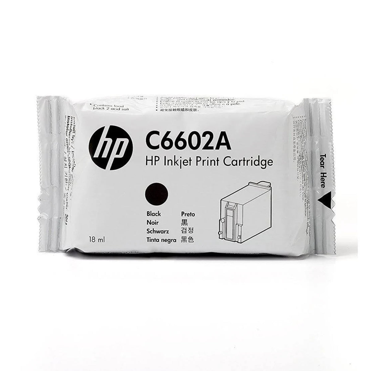 HP C6602A Black Original Inkjet Cartridge - Cartouches Certifiées