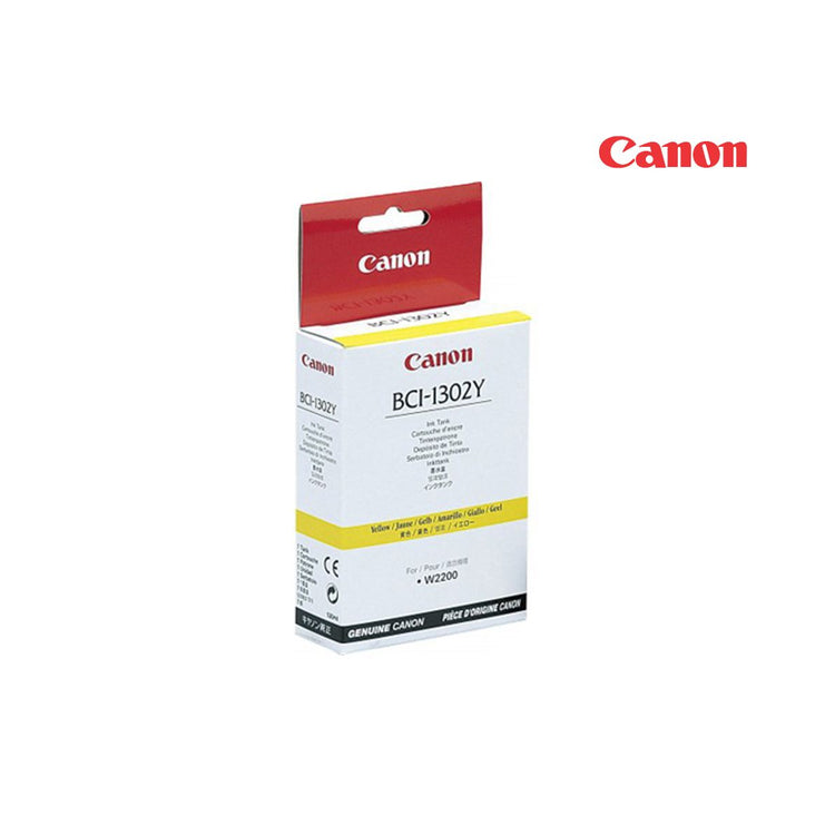 CANON BCI-1302 (7720A001) Yellow Original Inkjet Cartridge - Cartouches Certifiées