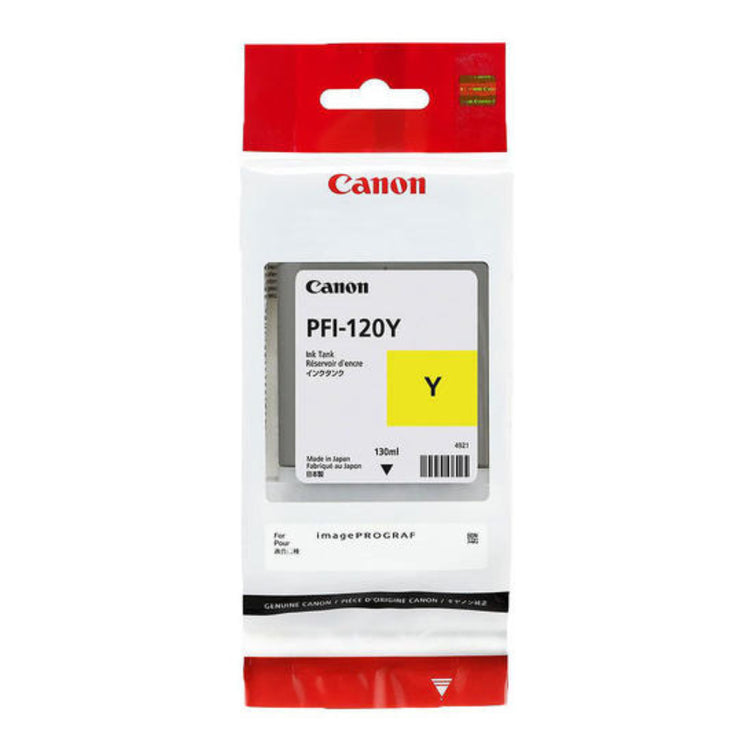CANON PFI-120Y (2888C001) Yellow Original Toner Cartridge - Cartouches Certifiées