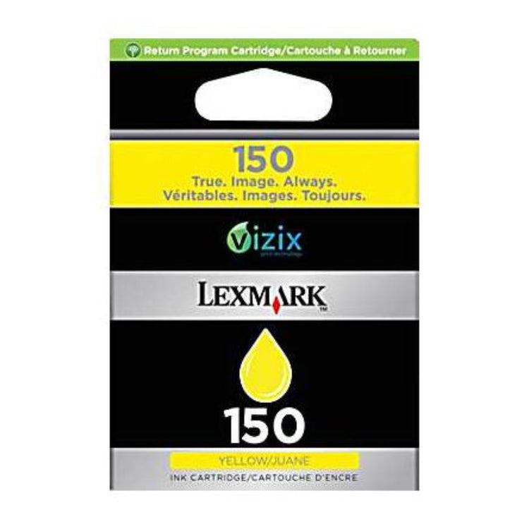 LEXMARK 150 Yellow Original Inkjet Cartridge - Cartouches Certifiées
