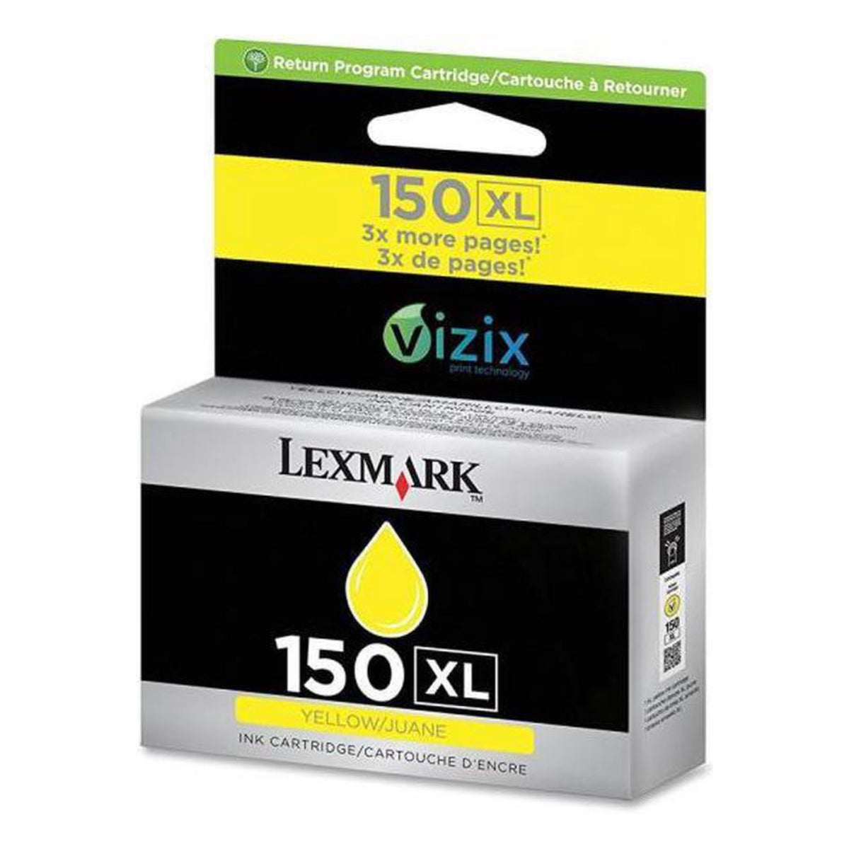 LEXMARK 150XL Yellow Original Inkjet Cartridge - Cartouches Certifiées