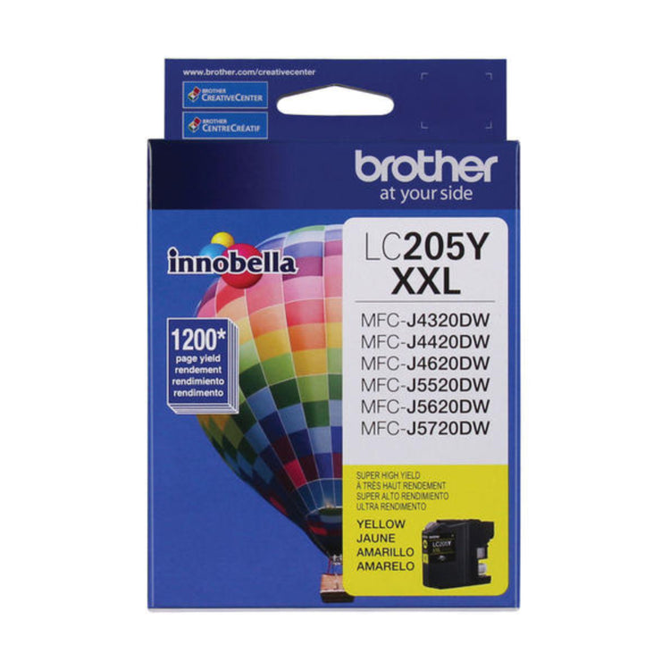 BROTHER LC205Y Yellow Original Inkjet Cartridge - Cartouches Certifiées