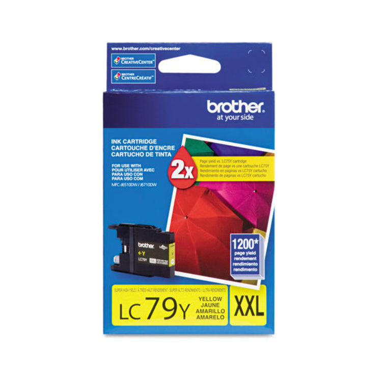 BROTHER LC79Y Yellow Original Inkjet Cartridge - Cartouches Certifiées