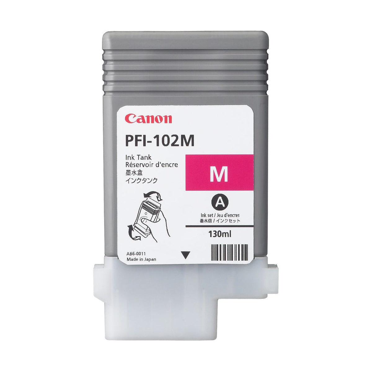 CANON PFI-102 (0897B001AA) Magenta Original Inkjet Cartridge - Cartouches Certifiées