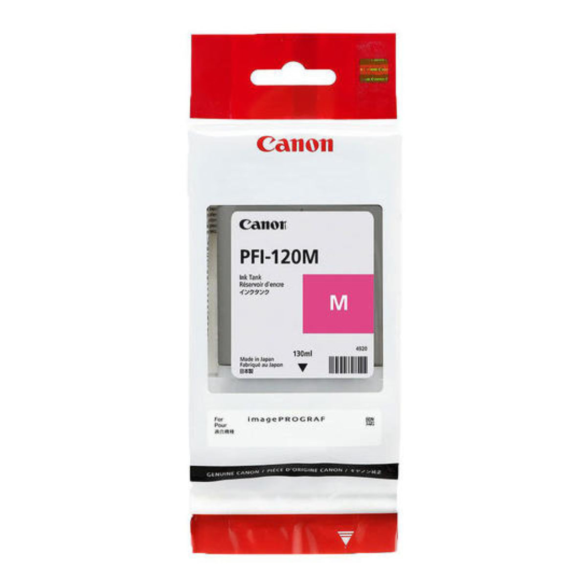 CANON PFI-120M (2887C001) Magenta Original Toner Cartridge - Cartouches Certifiées
