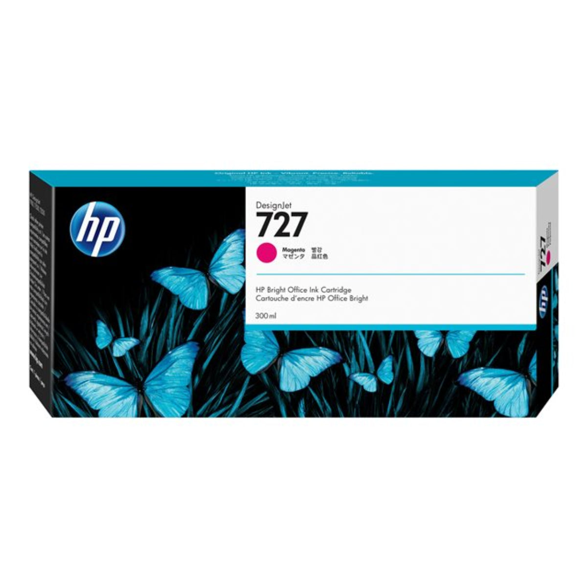HP 727 - 300 ml (F9J77A) Magenta Original Inkjet Cartridge - Cartouches Certifiées
