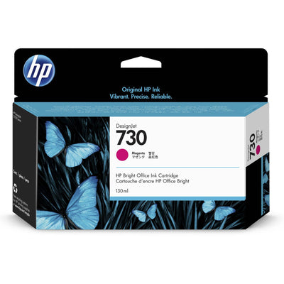 HP 730 - 130ml (P2V63A) Magenta Original Inkjet Cartridge - Cartouches Certifiées