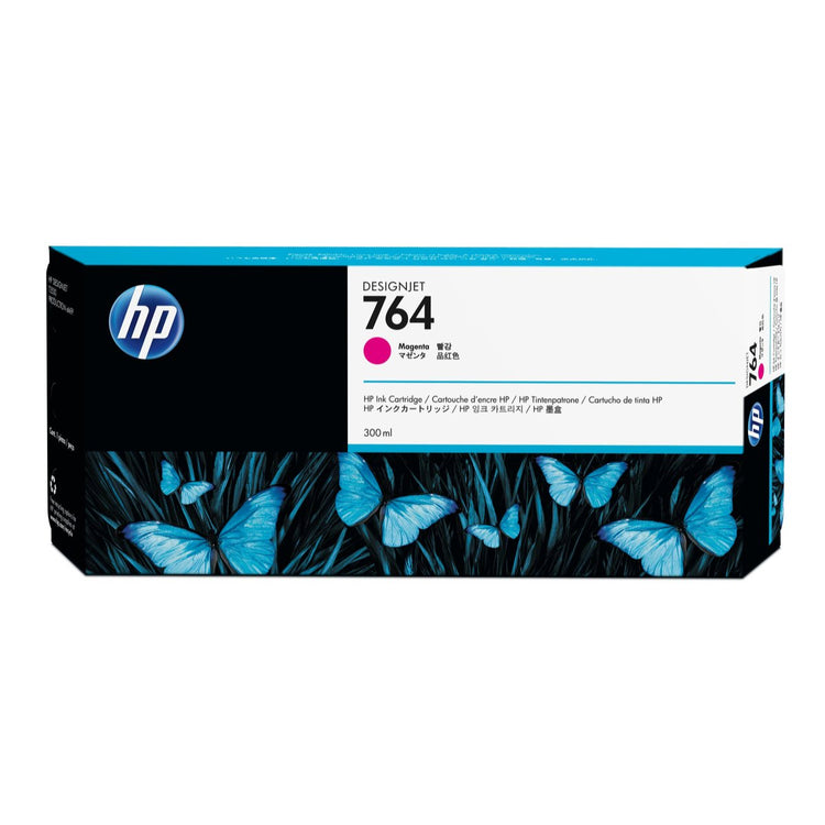 HP 764 - 300ml (C1Q14A) Magenta Original Inkjet Cartridge - Cartouches Certifiées