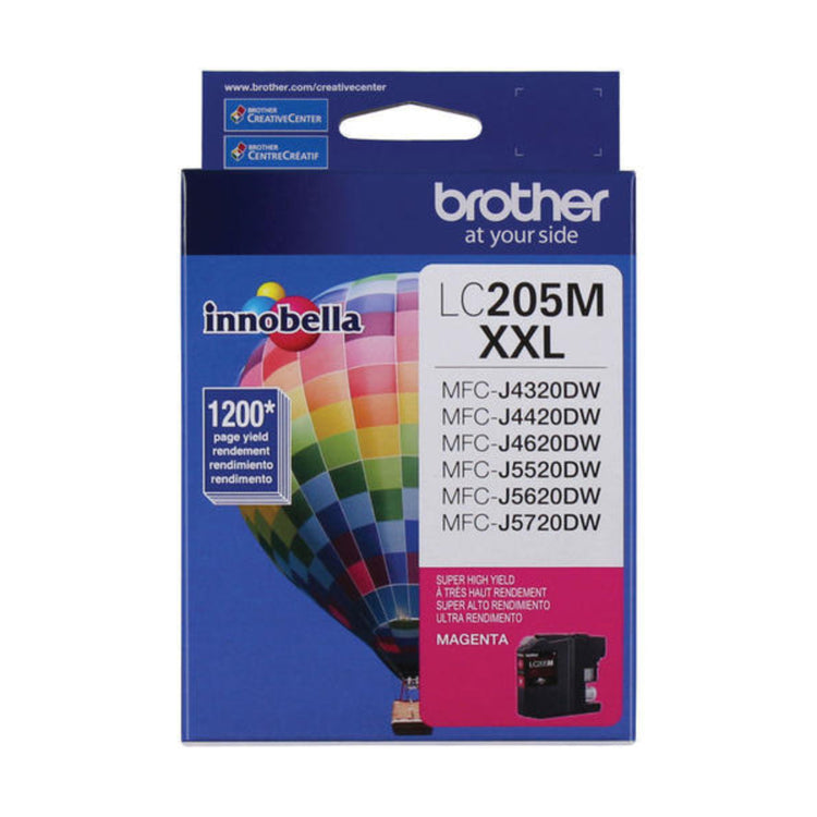 BROTHER LC205M Magenta Original Inkjet Cartridge - Cartouches Certifiées