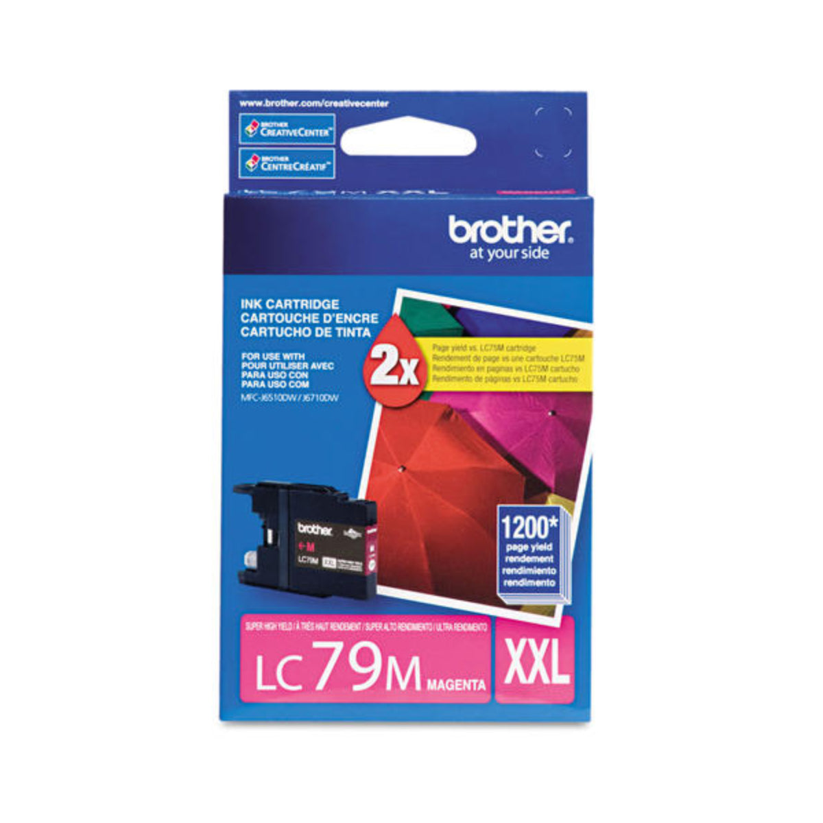BROTHER LC79M Magenta Original Inkjet Cartridge - Cartouches Certifiées