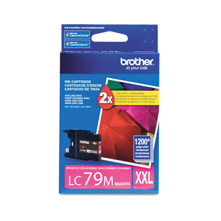 BROTHER LC79M Magenta Original Inkjet Cartridge - Cartouches Certifiées