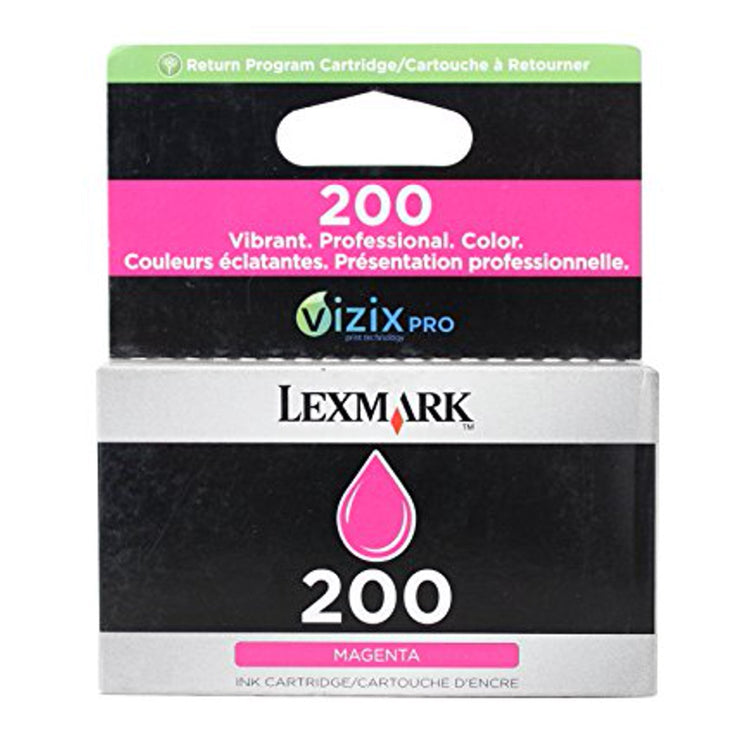 LEXMARK 200 Magenta Original Inkjet Cartridge - Cartouches Certifiées
