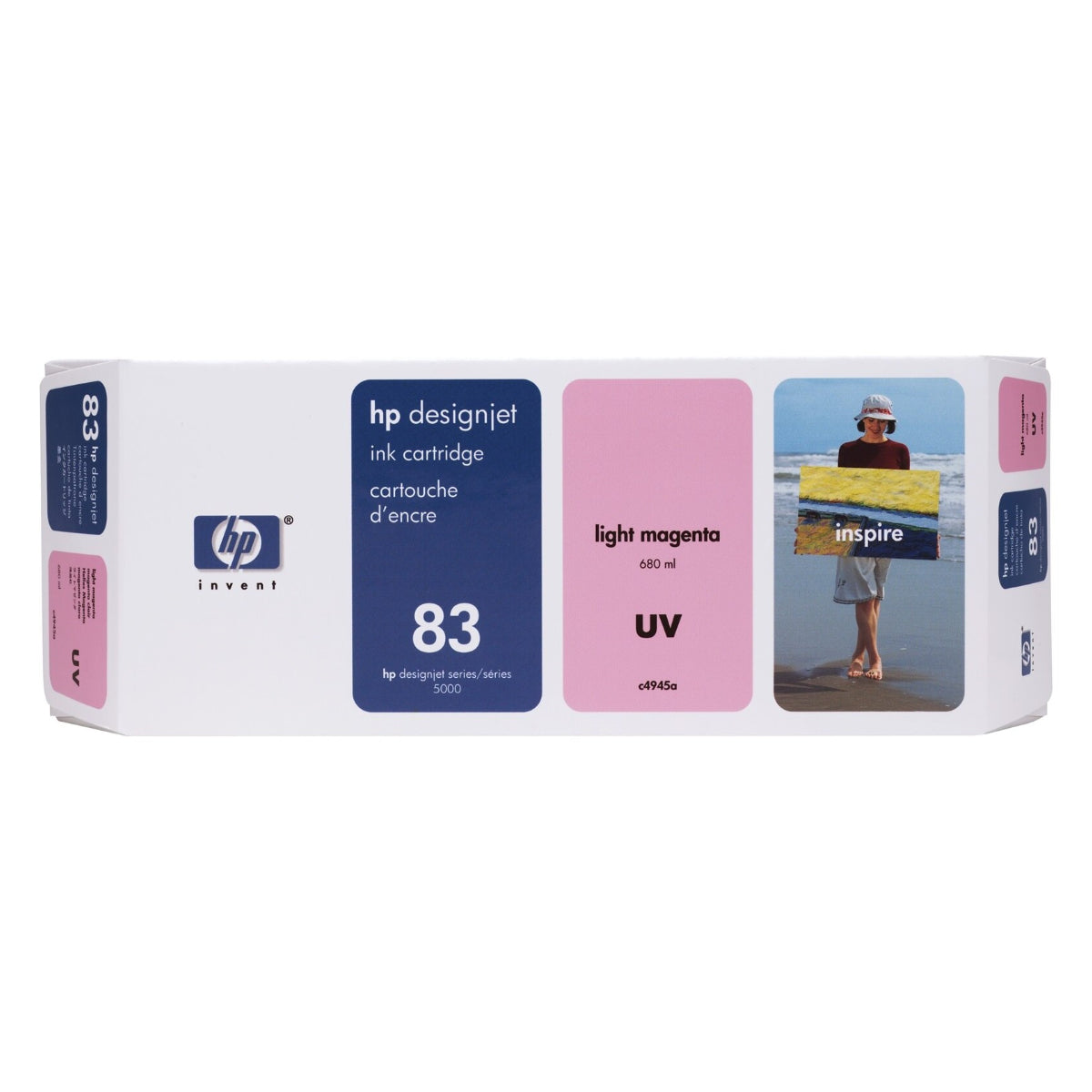 HP 83 - 680ml (C4945A) Light Magenta Original Inkjet Cartridge - Cartouches Certifiées