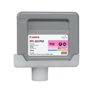 CANON PFI-301 (1491B001AA) Photo Magenta Original Inkjet Cartridge - Cartouches Certifiées