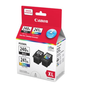 CANON PG-240XL CL-241XL Twin Value Pack (5206B001 5208B001 ) Black and Color Original Inkjet Cartridge - Cartouches Certifiées