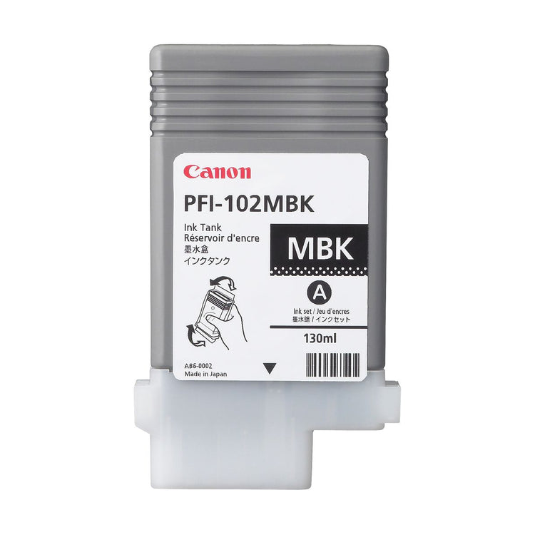 CANON PFI-102 (0894B001AA) Matte Black Original Inkjet Cartridge - Cartouches Certifiées