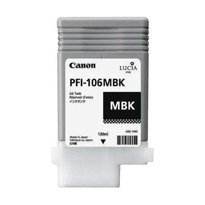 CANON PFI-106 (6620B001AA) Matte Black Original Inkjet Cartridge - Cartouches Certifiées