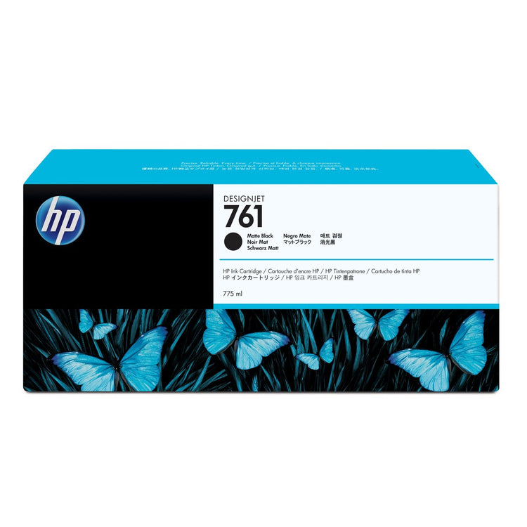 HP 761 - 775ml (CM997A) Matte Black Original Inkjet Cartridge - Cartouches Certifiées