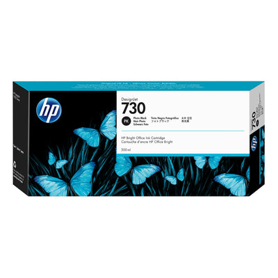 HP 730 - 300ml (P2V73A) Photo Black Original Inkjet Cartridge - Cartouches Certifiées