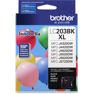 BROTHER LC203BK Black Original Inkjet Cartridge - Cartouches Certifiées