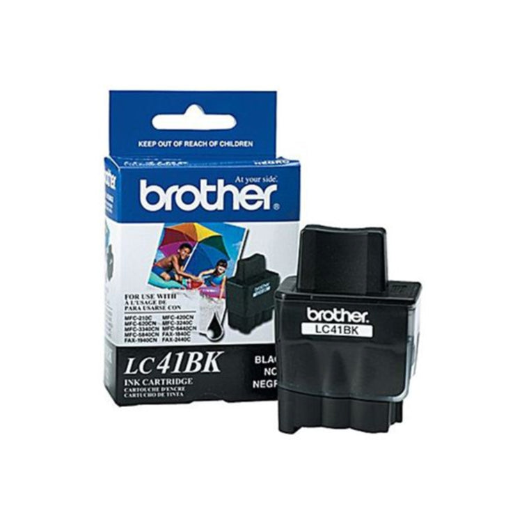 BROTHER LC41BK Black Original Inkjet Cartridge - Cartouches Certifiées