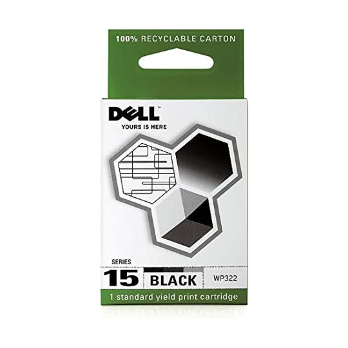 DELL Series 15 (WP322) Black Original Inkjet Cartridge - Cartouches Certifiées