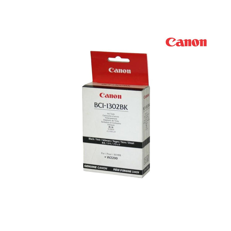 CANON BCI-1302 (7717A001) Black Original Inkjet Cartridge - Cartouches Certifiées