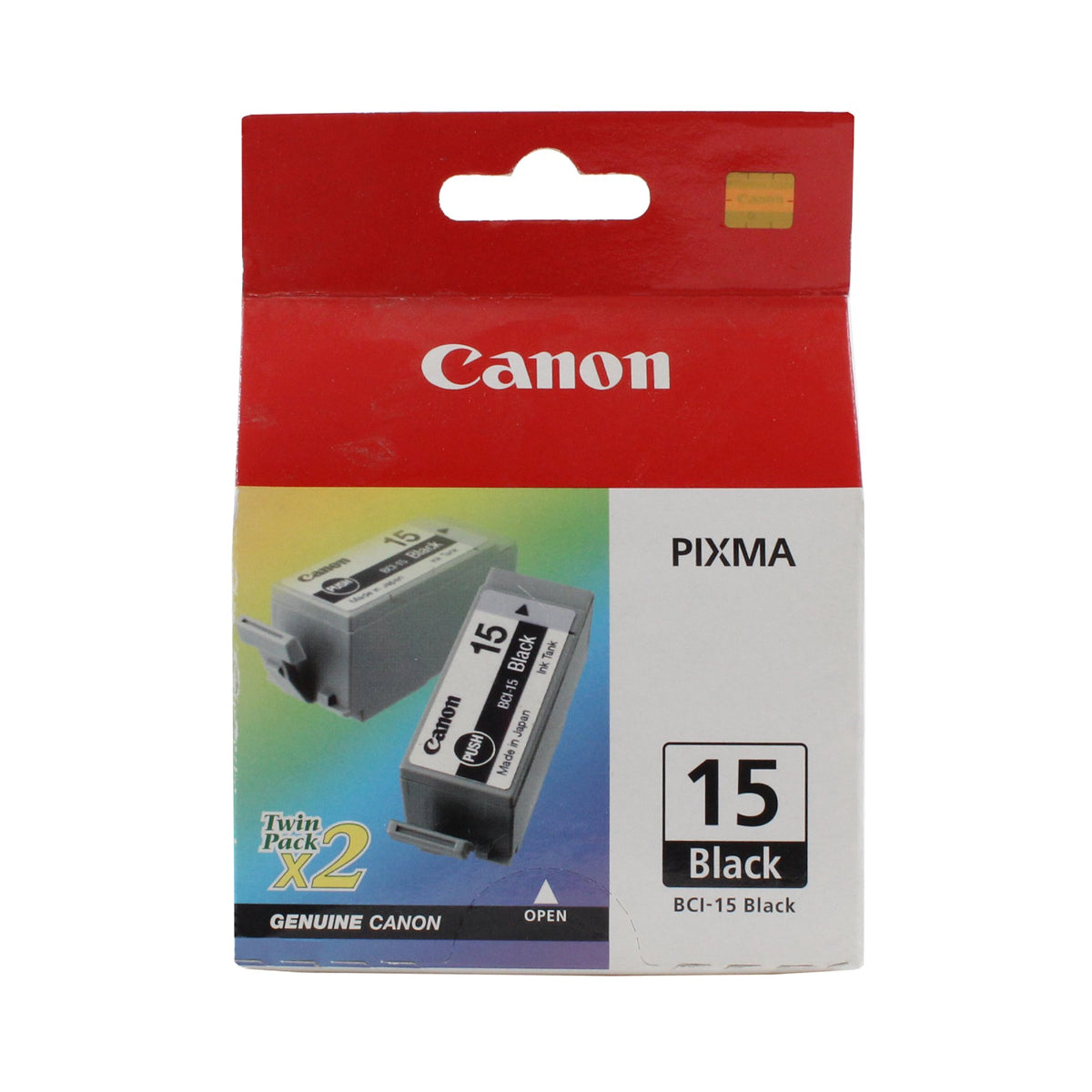 CANON BCI-15 (8190A003) Black Original Inkjet Cartridge - Cartouches Certifiées